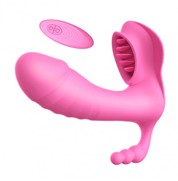 DIBE Female Wireless Remote Control Warming Wearable Clitoris Vibrator (Chargeable - Advanced)